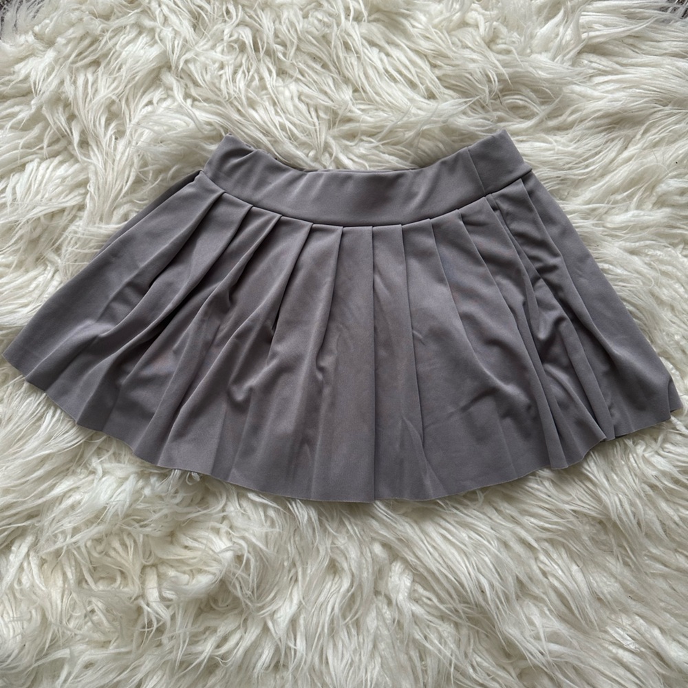 xs grey mini skirt